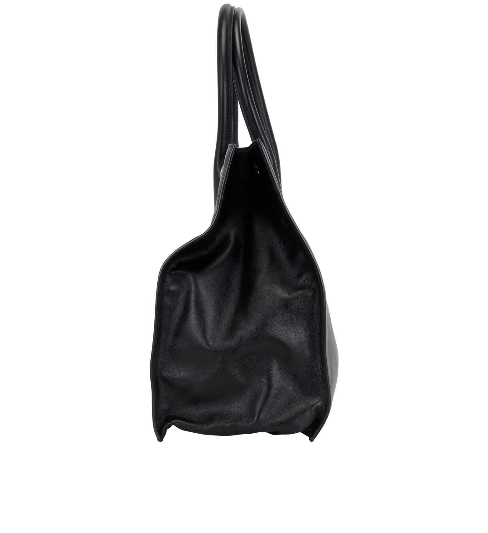 Rive Gauche tote, &pound;1,100, Handbags, Black, Leather, Bottom view